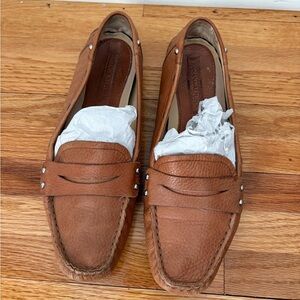 Banana Republic Factory Tan Leather Loafers